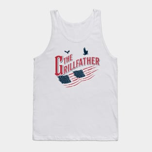 the grillfather 4th ofJuly t-shirt Tank Top